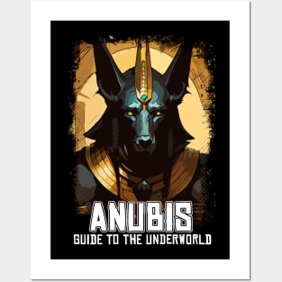 Anubis Ancient Egyptian God of Death Posters and Art